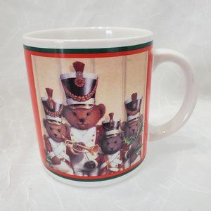 1988 The Teddy Bear Band Coffee Mug 8oz Cup artist Lynn B Ferris United Design
